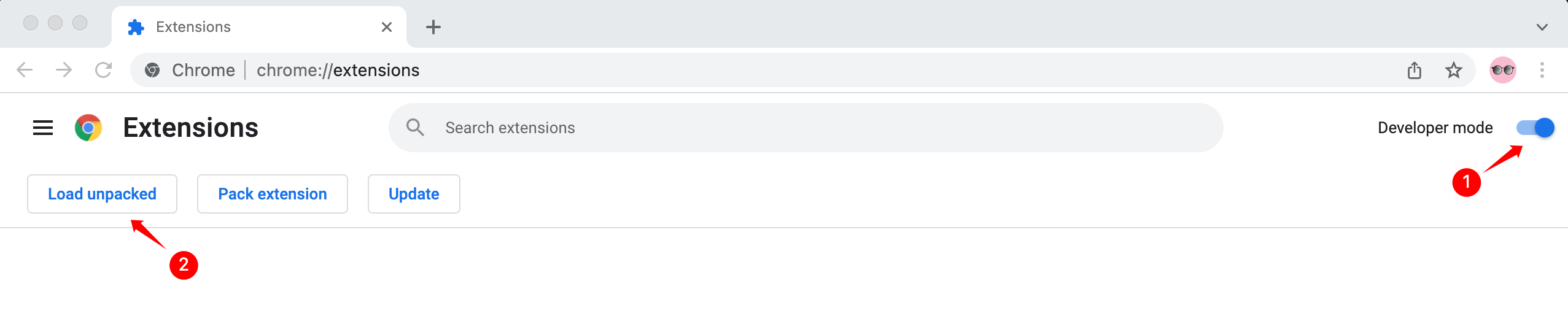 TikFollower chrome extension load unpacked